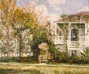 William Woodward Woodward House, Lowerline and Benjamin Streets USA oil painting artist
